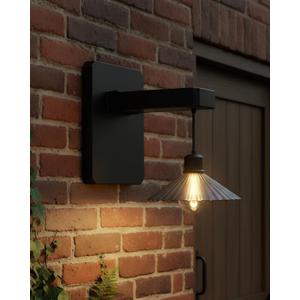 Solar Wall Lights Outdoor Waterproof: LED Wall Sconce Fixture for Backyard Patio Deck Porch - Solar Powered Dusk to Dawn Farmhouse Lighting for Garden Fence Decor (Grey) (Gray)