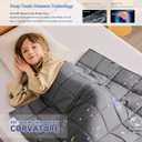 Topcee Weighted Blanket (7 lbs, 40" x 60") Cooling Throw Heavy Blanket for Sleeping Apply to 40-60 lbs, Soft Thick Breathable Blanket with Glass Bead, Easy Care