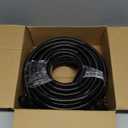 1/2in. Drip Irrigation Tubing - 50FT Drip Line Irrigation System Parts for Garden(Includes 1/2" Straight Connector,Switch Valves, T Connectors, 1/2" to 1/4" Tubing Reducers, Cable Zip Ties)