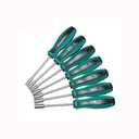 Meichoon 7pcs Socket Wrench Screw Driver Non-Magnetic Tip Metal Hex Nut Key Wrench Screwdriver Nutdriver Hand Tool 5-11mm,DF07