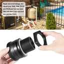 154714 Bulkhead Replacement Parts Kit Fitting Union 2-Inch Fit for Triton II Pool and Spa Sand Cartridge Filter TR50, TR60, TR100, TR140