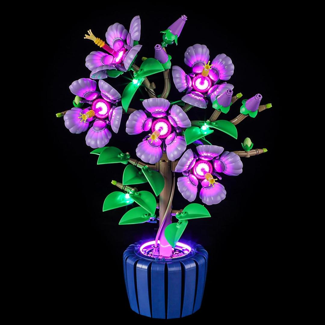 LIGHTAILING Light for Lego-10372 Hibiscus - Led Lighting Kit Compatible with Lego Building Blocks Model - NOT Included The Model Set