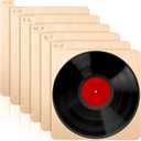 6 Piece Vinyl Record Dividers - Wooden Record Holder - Alphabetical A to Z Organization