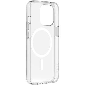 MagSafe Compatible Phone Case for iPhone 13 Pro with Treated Coating, Built-in Magnets, and Raised Edge Bumper for Screen & Camera Protection - Clear