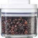 Food Airtight Containers storage with Lids One Button Open/POP UP/Kitchen Storage Organization for Coffee Tea Brown Sugar Cereals 350ml x 1