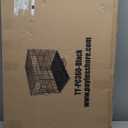 FDW Dog Crate Dog Kennel Cage with Double Door,36 inch Folding Metal Wire Dog Cage with Removable Tray&Divider Panel,Pet Crate for Medium Dogs,Black