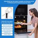 DG94-00520A Gas Range Oven Igniter for Sam-sung Oven Igniter NX58H5600SS Nx58h9500WS,for G-E Whirl-pool Hot-point Sam-sung Gas Oven Igniter, Replace 2692271 AP5577941 WB13K21 Norton 501a W10918546.