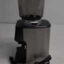 Conical Burr Coffee Grinder Electric, Espresso Grinder with Precision Electronic Timer, Adjustable Burr Mill with 51 Precise Settings, for Home Use, Brushed Stainless Steel