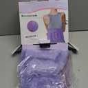 SuzziPad Microwave Heating Pad for Back and Lumbar Discomfort, Microwavable Heating Pads with Moist Heat, Hands-Free Heat Wraps for Back, Stomach and Neck, Warm Compress for Daily Relaxation (Purple)