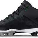 Under Armour Men's Harper 8 Mid RM, (001) Black/Black/Metallic Silver, 10.5, US
