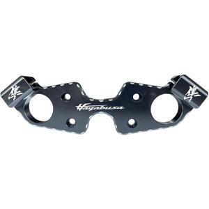 Billet Aluminum Triple Tree Top Clamp Yoke Cover Compatible with Suzuki Hayabusa GSXR1300 1999-2020