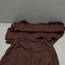 MakeMeChic Women's 2 Piece Set Summer Poncho Tops and Mini Shorts Sets Beach Vacation Outfits (Brown, XS)