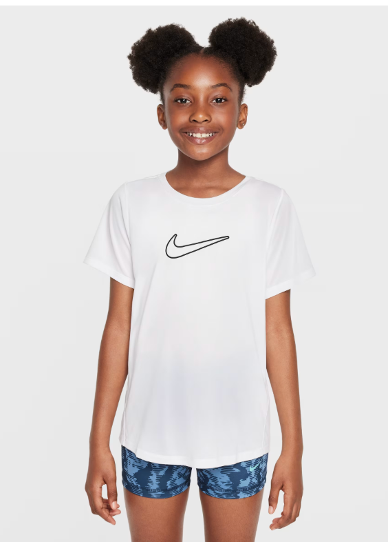 Nike One Fitted Big Kids' (Girls') Dri-FIT Short-Sleeve Top. Nike JP 2-3T