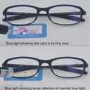 Computer Blue Light Blocking Reading Glasses (Flexible and Lightweight) UV Protection Readers Anti Eyestrain for Women Men