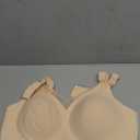 OEAK Womens Wireless Bras V Mesh Comfortable Bralette Supportive Tshirt Bra No Underwire Seamless Push Up Everyday Bras (X-Large, Nude)