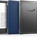CoBak Detachable Magnetic Case for 6" Kindle 11th Gen (2024 and 2022 Release) - Ultra Slim Transparent Clear TPU Back Shell Protective Cover with Auto Wake/Sleep for Kindle 11th Generation (Blue)