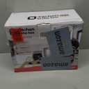 Kitchen in the box Stand Mixer,3.2Qt Small Electric Food Mixer,6 Speeds Portable Lightweight Kitchen Mixer for Daily Use with Egg Whisk,Dough Hook,Flat Beater (Blue)