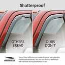 Voron Glass in-Channel Extra Durable Rain Guards for Toyota 4Runner 2010-2024, Window Deflectors, Vent Window Visors, 4 Pieces - 220101
