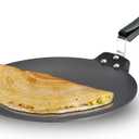Hawkins Futura Non-stick Flat Dosa Tava Griddle, 11-inch,Black