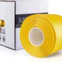 Poly Strapping,Heavy Duty Pallet Strapping Kit,1000'1/2" Polypropylene Strapping Roll,300lbs Break Strength Yellow Packaging Strapping Banding