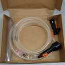 Gravel Vacuum for Aquarium Water Changer Fish Tank Cleaning Tools,Siphon Universal Quick Pump Aquarium Water Changing (50ft)