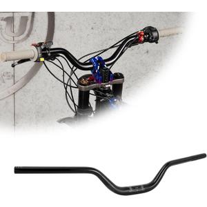 RUTU Handlebars for Surron Mid Riser,31.8mm Thickened Dirt Bike Handlebar 6061 Aluminum with Reducing Craft Fits Surron Light Bee Talaria Sting Electirc Motorcycle-Black