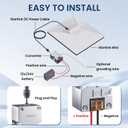 Starlink Mini 12V Adapter, DC Step Up Converter 12-24V to 28V 3.5A with On/Off Switch for Starlink Mini DC Power Supply Cable Battery Pack, Starlink Mini Accessories for RV/Truck/Boat/Outdoor Use