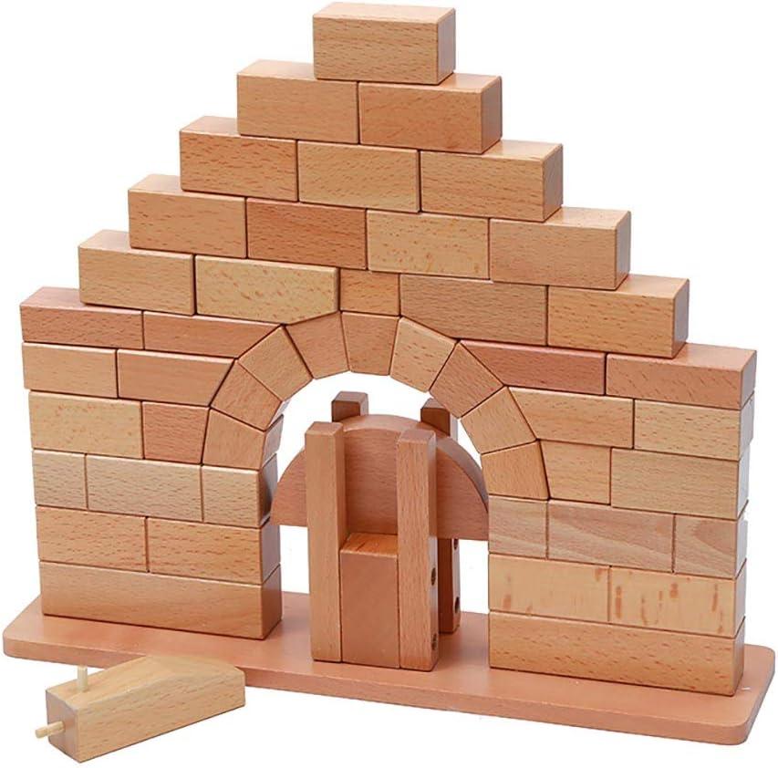 Kghios Montessori Toys Materials for Toddlers Roman Arch Bridge Science and Culture Teaching Materials Early Education Teaching Aids Children's Sense and Wisdom Building Blocks Toys 3 Years Old +