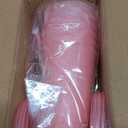 6 Set Slumber Party Plastic Cups with Lid Straw and Twist Bow 24 oz Sleepover Tumblers Reusable Cups for Birthday Slumber Spa Party Supplies