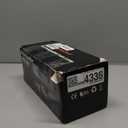 2 Pack Cordless Table Lamps-6000mAh Rechargeable Lamp,Waterproof Outdoor Table Lights for Patio|Shower|Restaurant|Dinner|Kitchen Counter|Dining Table Top Lighting,Mini Small Battery Operated Lamp (Black)