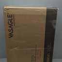 VASAGLE LIRY Collection - Farmhouse Nightstands with Charging Station, Set of 2 Bedside Tables, Side Tables with Drawer, Open Compartment, for Bedroom, Rustic White and Honey Brown ULET859K41