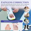 2 x Adjustable Big Toe Separators For Women Men, Silicone Gel Spacers Corrector, For Bunion Hammer Overlapping, 6 Pcs