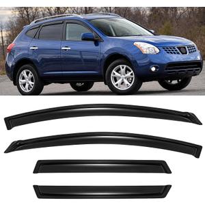 4PC Window Rain Guards fit 2009-2013 Nissan Rogue