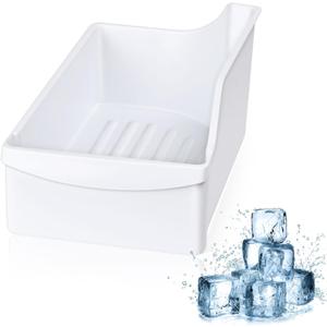 240385201 Ice Cube Container Storage Freezer Bucket Compatible with Frigidaire Kenmore Crosley Refrigerators Parts, Storage Freezer Bin Replacement 7240385201 891419 AP2116228 PS430380 EAP430380
