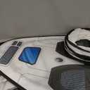 JOYIN White Rocket Ship Pop up Play Tent with Tunnel and Playhouse Kids Indoor Outdoor Spaceship Tent Set