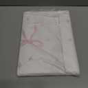 MEHOFOND Coquette Pink Bow First Birthday Backdrop, Girls Just Wanna Be One Birthday Background Decoration Pink Plaid Arch Bow Tie Background Sweet One Birthday Party Photo Props 7x5ft