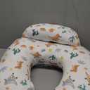 Nursing Pillow, More Support for Mom and Baby, Removable Cotton Cover and Colorful Animal Patterns, Machine Washable, Plus Size Baby Pillow, White, Pallet of Product