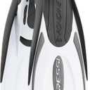 Cressi Snorkeling Adjustable Fins for All Family - Long Blade Versatile Open Heel Flippers - Palau: Made in Italy