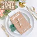 Hadley Designs 25 Wedding Advice Cards For The Bride and Groom, Rustic Bridal Shower Games For Guests, Guest Book Alternative, Card Boxes For Reception, Advice for the Bride Shower Games