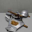 Eurzom 10 Pcs Knight Armor Set for Kids Medieval Costume with Helmet Sword Weapons Accessories for Cosplay Party Dress up