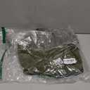 Ladyful Women Casual Button Down Short Sleeve Shirt Dress Tie Waist Midi Shirt Dress Elegant Business Party (Large, Green)