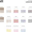 Solino Home Linen Navy Blue Table Runner 120 Inches Long - 100% Pure Linen Dining Table Runner 14 x 120 Inch for Winter - Lucca