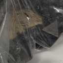 Extra Large Wood Bead Garland With 2" Diameter Geometric Wooden Beads, Tassels for Farmhouse Decor (Black, 56 Inches)