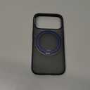 TORRAS for iPhone 17 Pro Case 360 Magnetic Stand O3 Fitness Series, [Fit for MagSafe] [360° Rotating Kickstand] 4X MilGrade Shockproof, Camera Control Button, Slim, Translucent Deep Blue