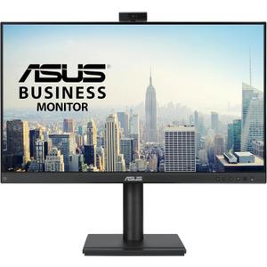 ASUS 27 1080P Video Conferencing Monitor (BE279QFK) - Full HD, IPS, 100Hz, Frameless, Built-in Webcam, Mic Array, Speaker, Height Adjustable, Ergonomic Design, Eye Care, Wall Mountable