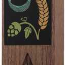 Chalkboard Kegerator Tap Handle for Kegerator with Monogrammed A, Perfect For Home Bar, Laser Engraved Wood Tap Handles, Beer Lover Gift, 8 Inch Tall Walnut Wood