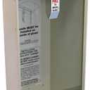 Kidde Fire Extinguisher Cabinet 5lb Surface Mount, for 5 Pound Dry Chemical Extinguisher, Heavy Duty Steel, Safety Glass, Vandal-Resistant,Beige