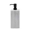 Rectangular Resin Dispenser Premium Bathroom Shampoo Conditioner Body Wash Bottle Modern Refillable Pump Design 28oz