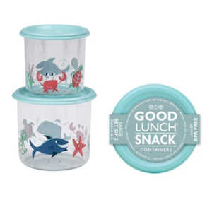 Ore - Good Lunch Snack Containers Large Set-of-Two - Ocean