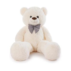 47 inch Giant Teddy Bear Stuffed Animal White Big Plush Teddy Bear Valentine's Gift for Girlfriend Soft Stuffed Bear Animals for Christmas,Birthday,Mother's Day